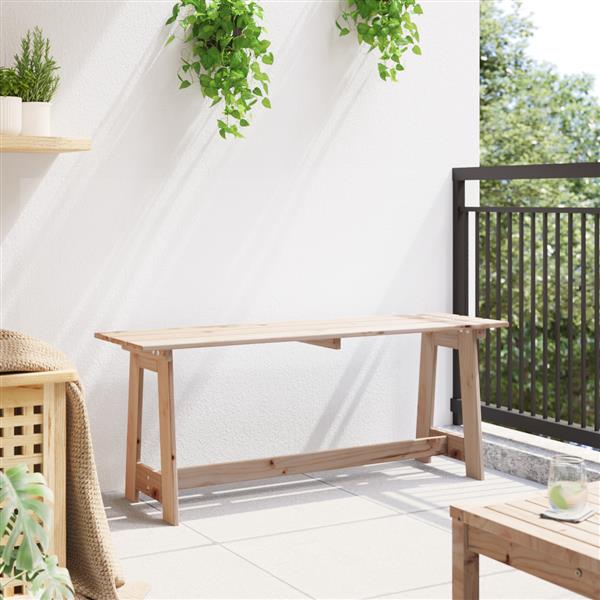 Grote foto vidaxl buitenenbank 119x35x47 cm van massief grenenhout tuin en terras tuinmeubelen