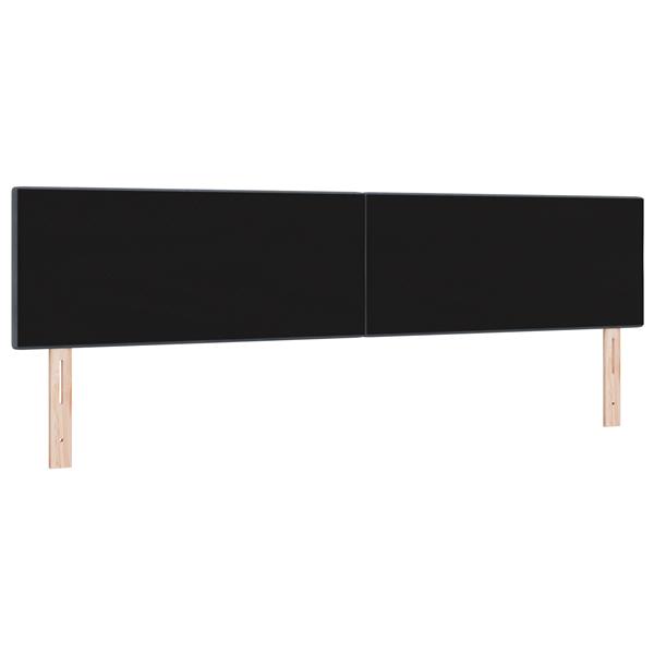 Grote foto vidaxl hoofdbord met knopen 200 cm fluweel donkergrijs antiek en kunst stoelen en banken