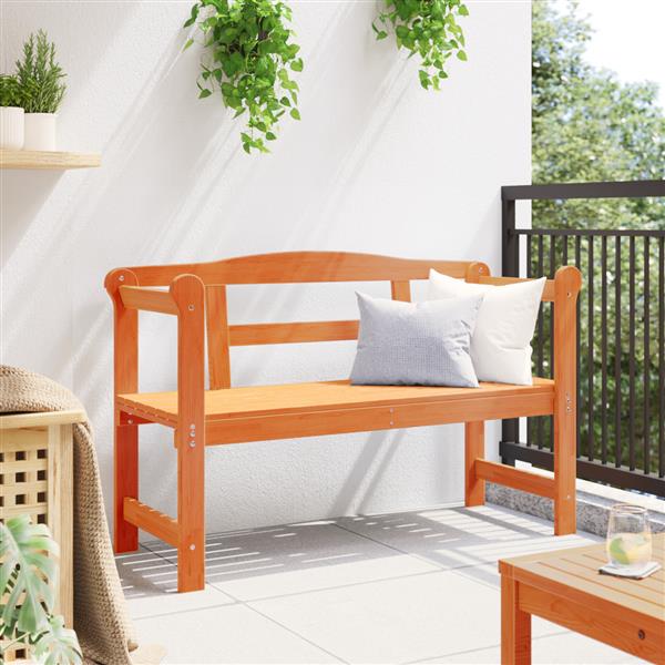 Grote foto vidaxl tuinbank acacia 119x76x44 cm massief hout tuin en terras tuinmeubelen