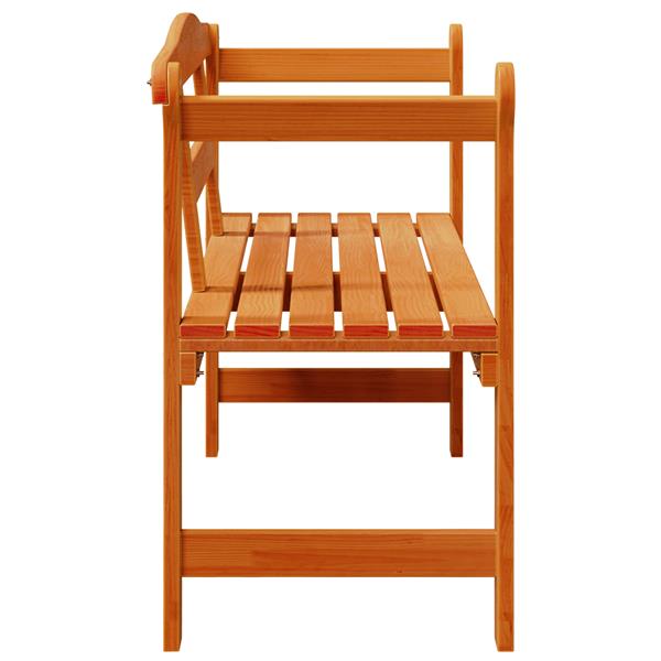 Grote foto vidaxl tuinbank acacia 119x76x44 cm massief hout tuin en terras tuinmeubelen