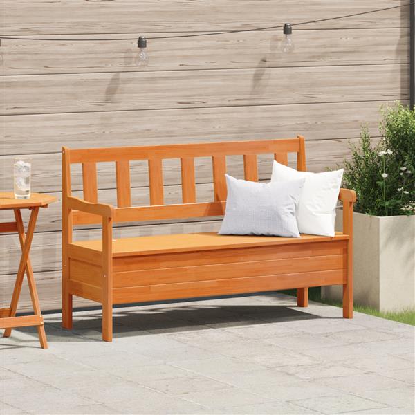 Grote foto vidaxl ligbed acacia 119x76x44 cm massief hout tuin en terras tuinmeubelen