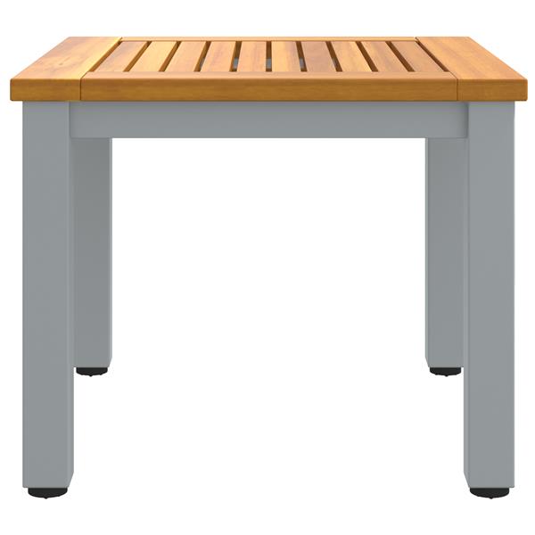 Grote foto vidaxl tuin tafeltje 45x45x38 cm massief acaciahout tuin en terras tuinmeubelen
