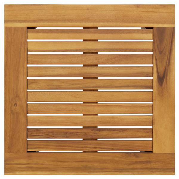 Grote foto vidaxl tuin bijzettafel 45x45x38 cm van massief acaciahout tuin en terras tuinmeubelen
