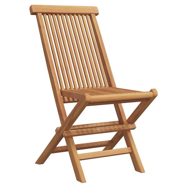 Grote foto vidaxl 3 delige opvouwbare tuin bistro set massief hout acacia tuin en terras tuinmeubelen