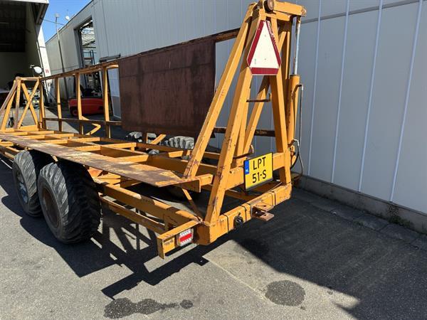 Grote foto keulmac transportwagen kantelwagen voor het oogsten in 4 kisten van max 160 cm agrarisch aanhangwagens