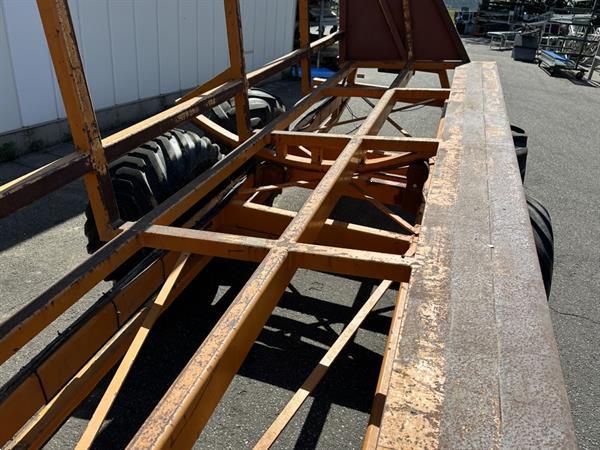 Grote foto keulmac transportwagen kantelwagen voor het oogsten in 4 kisten van max 160 cm agrarisch aanhangwagens