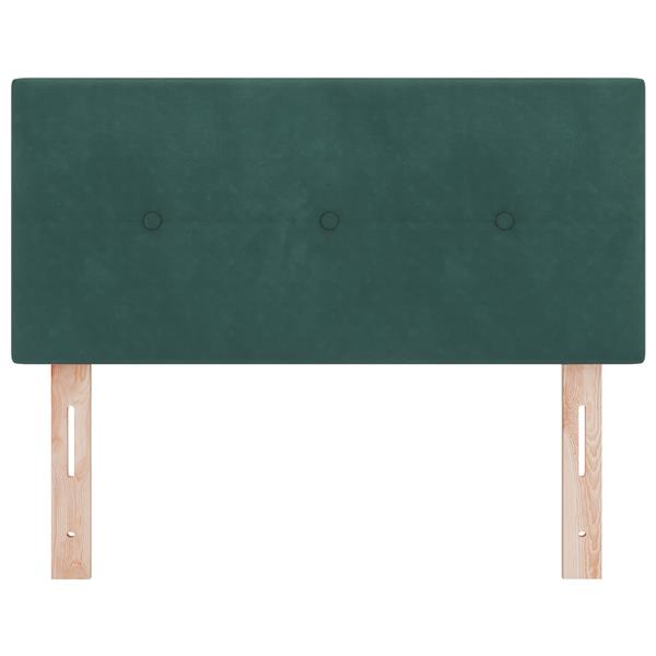Grote foto vidaxl hoofdbord met knopen 100 cm fluweel donkergroen antiek en kunst stoelen en banken