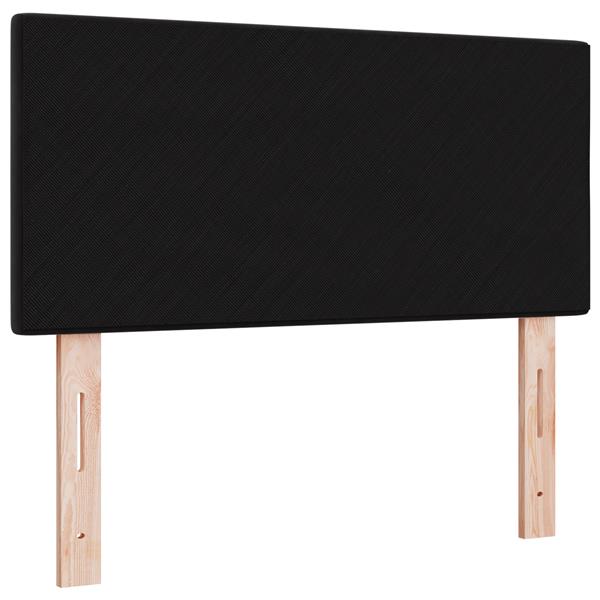 Grote foto vidaxl hoofdbord met knopen 100 cm fluweel zwart antiek en kunst stoelen en banken