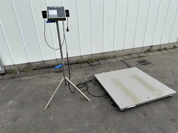 Grote foto lre dts v afweegmachine 100 x 100 cm max. 1500 kg voor pallets agrarisch tuinbouw