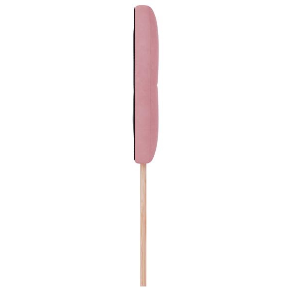 Grote foto vidaxl hoofdbord met knopen 80 cm fluweel roze antiek en kunst stoelen en banken
