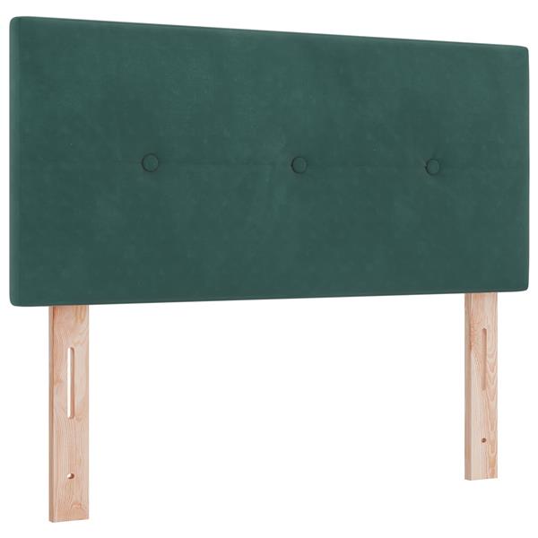 Grote foto vidaxl hoofdbord met knopen 80 cm fluweel donkergroen antiek en kunst stoelen en banken
