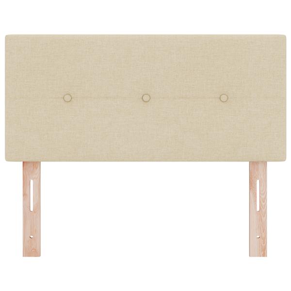 Grote foto vidaxl hoofdbord met knopen 80 cm stof cr mekleurig antiek en kunst stoelen en banken