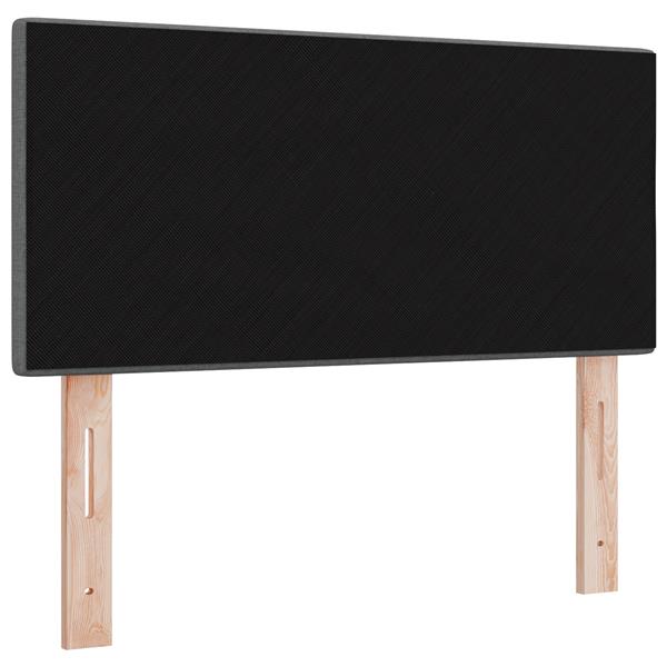 Grote foto vidaxl hoofdbord met knopen 80 cm stof donkergrijs antiek en kunst stoelen en banken