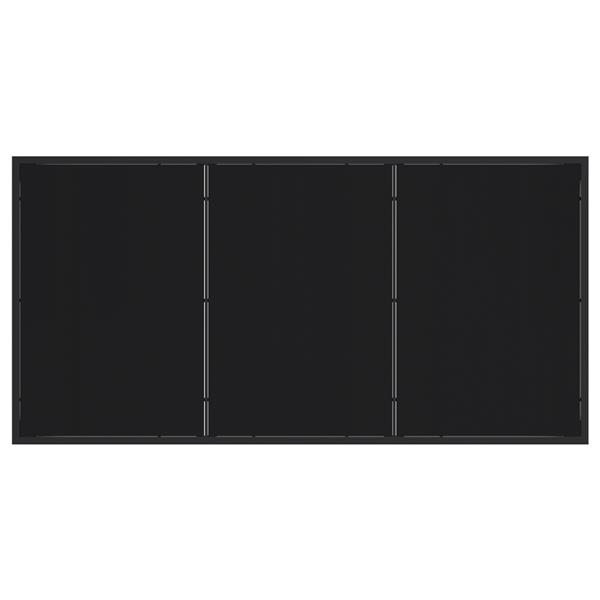 Grote foto vidaxl 5 delige tuin eettafel set met kussens zwart poly rattan tuin en terras tuinmeubelen
