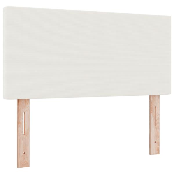 Grote foto vidaxl hoofdbord effen 80 cm ribfluweel cr mekleurig antiek en kunst stoelen en banken