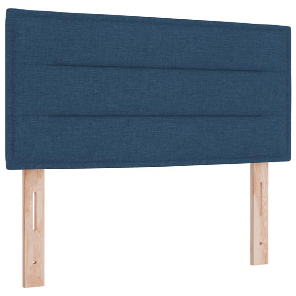 Grote foto vidaxl hoofdbord met strepen 100 cm stof blauw antiek en kunst stoelen en banken