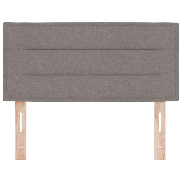 Grote foto vidaxl hoofdbord met strepen 100 cm stof taupe antiek en kunst stoelen en banken
