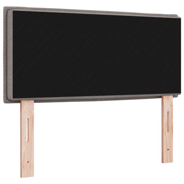 Grote foto vidaxl hoofdbord met strepen 100 cm stof taupe antiek en kunst stoelen en banken