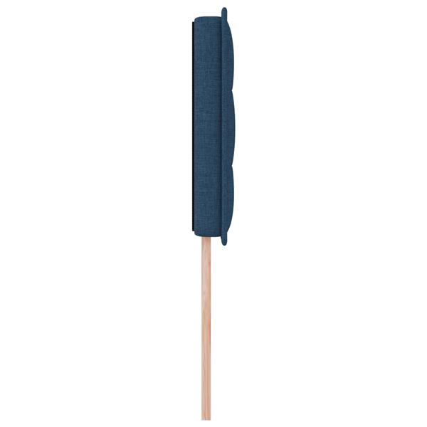 Grote foto vidaxl hoofdbord met strepen blauw 80 cm stof antiek en kunst stoelen en banken