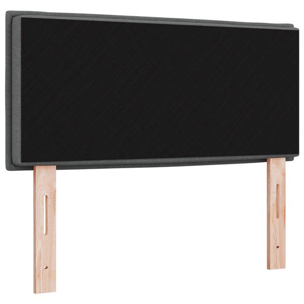 Grote foto vidaxl hoofdbord met strepen 80 cm stof donkergrijs antiek en kunst stoelen en banken