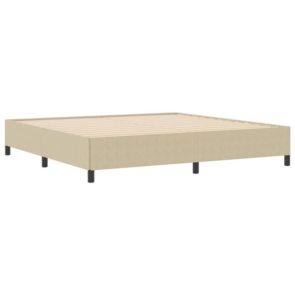 Grote foto vidaxl bedframe 200x200 cm ribfluweel lichtgroen grijs antiek en kunst stoelen en banken