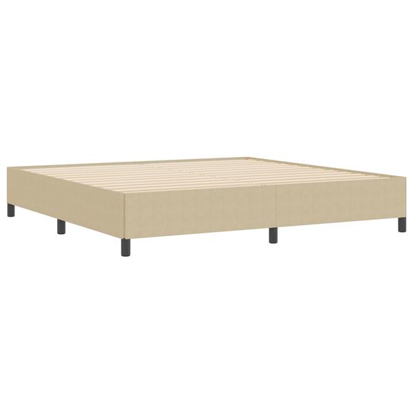 Grote foto vidaxl bedframe 200x200 cm ribfluweel lichtgroen grijs antiek en kunst stoelen en banken