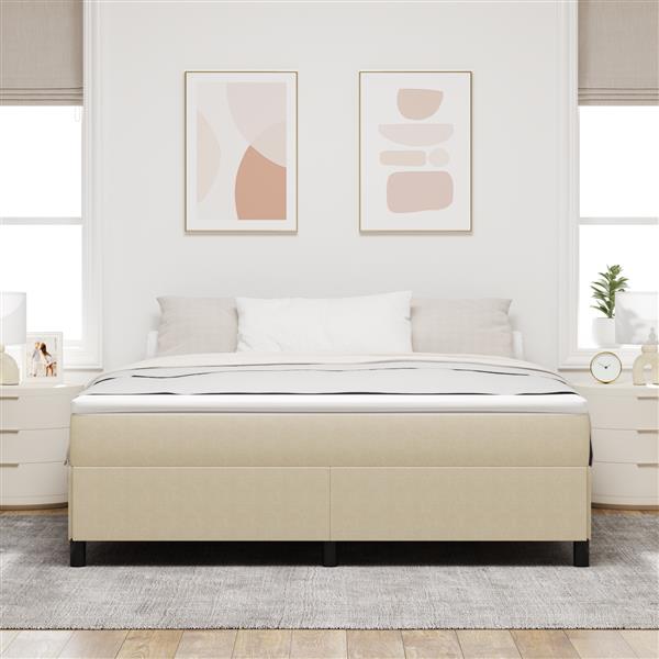 Grote foto vidaxl bedframe 180x200 cm ribfluweel lichtgroen grijs antiek en kunst stoelen en banken