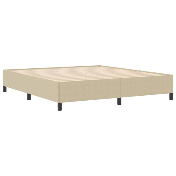 Grote foto vidaxl bedframe 180x200 cm ribfluweel lichtgroen grijs antiek en kunst stoelen en banken