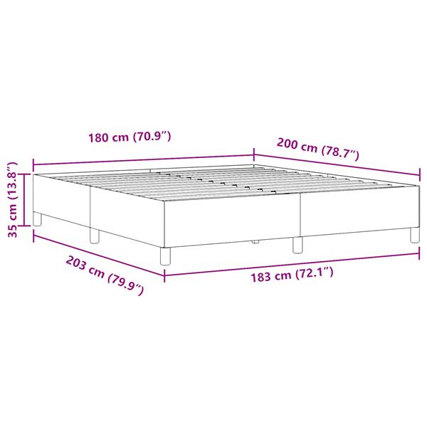 Grote foto vidaxl bedframe 180x200 cm ribfluweel lichtgroen grijs antiek en kunst stoelen en banken