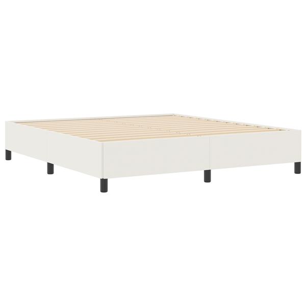 Grote foto vidaxl bedframe 180x200 cm ribfluweel cr mekleurig antiek en kunst stoelen en banken