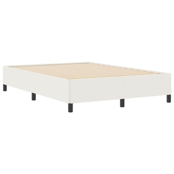 Grote foto vidaxl bedframe 160x200 cm ribfluweel cr mekleurig antiek en kunst stoelen en banken