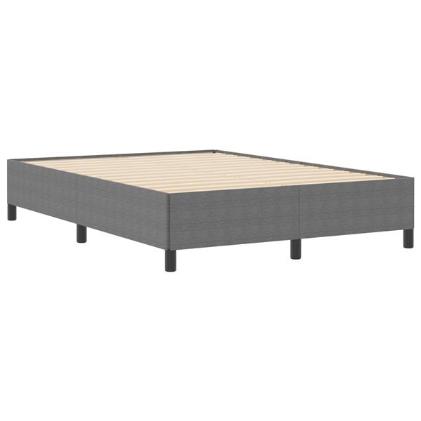 Grote foto vidaxl bedframe 160x200 cm ribfluweel lichtgrijs antiek en kunst stoelen en banken