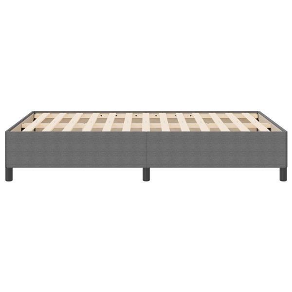 Grote foto vidaxl bedframe 140x200 cm ribfluweel lichtgrijs antiek en kunst stoelen en banken