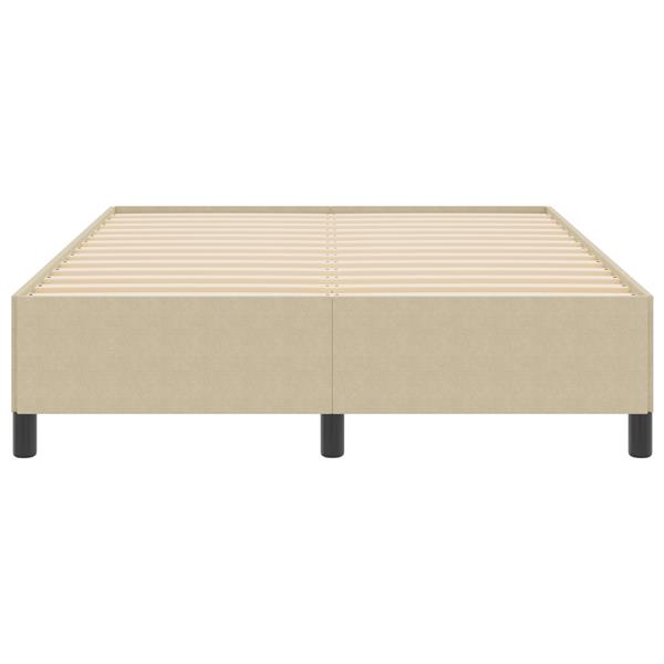 Grote foto vidaxl bedframe 140x190 cm ribfluweel lichtgroen grijs antiek en kunst stoelen en banken