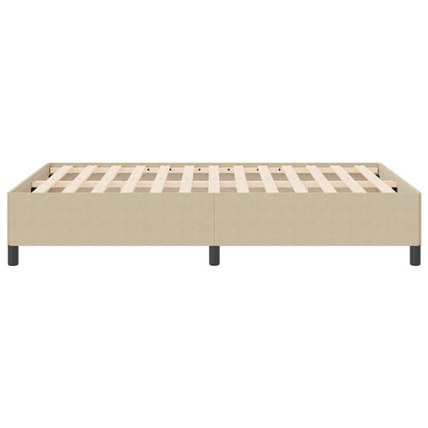 Grote foto vidaxl bedframe 140x190 cm ribfluweel lichtgroen grijs antiek en kunst stoelen en banken