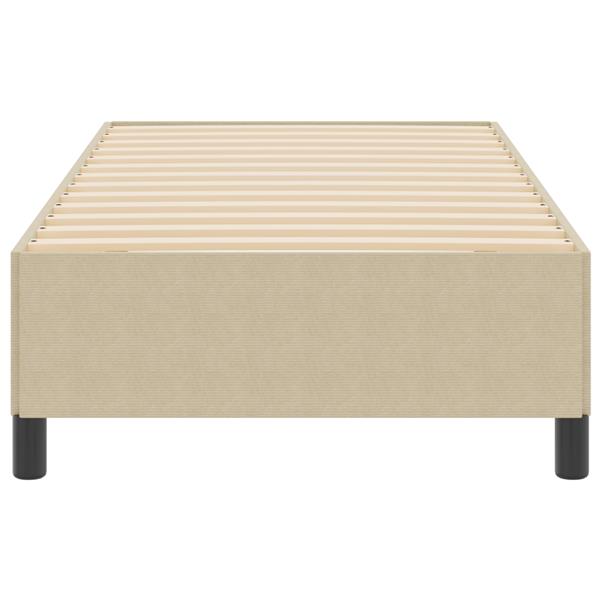 Grote foto vidaxl bedframe 100x200 cm ribfluweel lichtgroen grijs antiek en kunst stoelen en banken