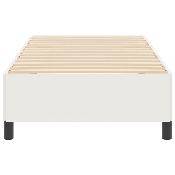 Grote foto vidaxl bedframe 100x200 cm ribfluweel cr mekleurig antiek en kunst stoelen en banken