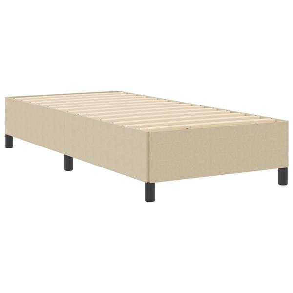 Grote foto vidaxl bedframe 80x200 cm ribfluweel lichtgroen grijs antiek en kunst stoelen en banken