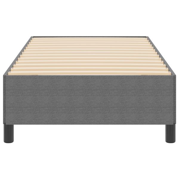 Grote foto vidaxl bedframe 80x200 cm ribfluweel lichtgrijs antiek en kunst stoelen en banken