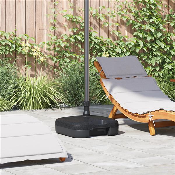 Grote foto vidaxl parasolvoet 28 kg met zand of 24 l water tuin en terras overige tuin en terras