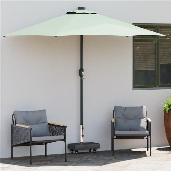 Grote foto vidaxl parasolvoet met wielen voor 38 48mm palen zwart graniet 25 kg rechthoekig tuin en terras overige tuin en terras