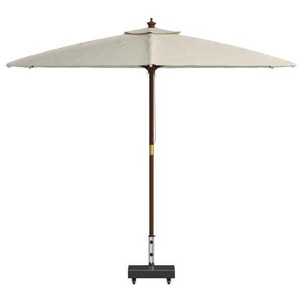 Grote foto vidaxl parasolvoet met wielen voor 38 48mm palen zwart graniet 25 kg rechthoekig tuin en terras overige tuin en terras