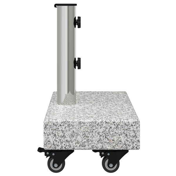 Grote foto vidaxl parasolverwaddubaar voor 38 48mm palen grijs graniet 25 kg rechthoekig tuin en terras overige tuin en terras