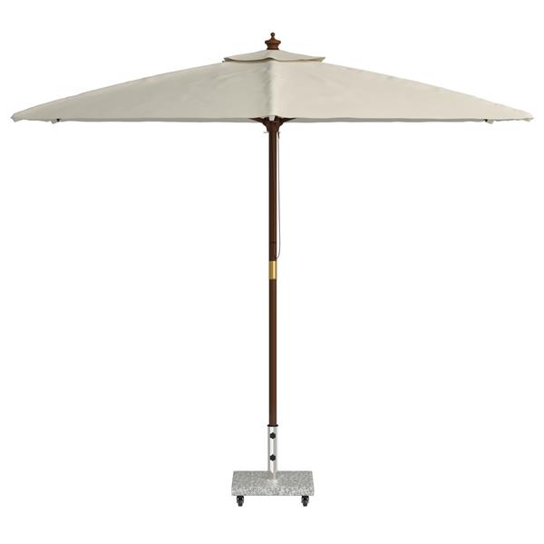 Grote foto vidaxl parasol basis met wielen voor 38 48mm palen grijs graniet 30 kg vierkant tuin en terras overige tuin en terras