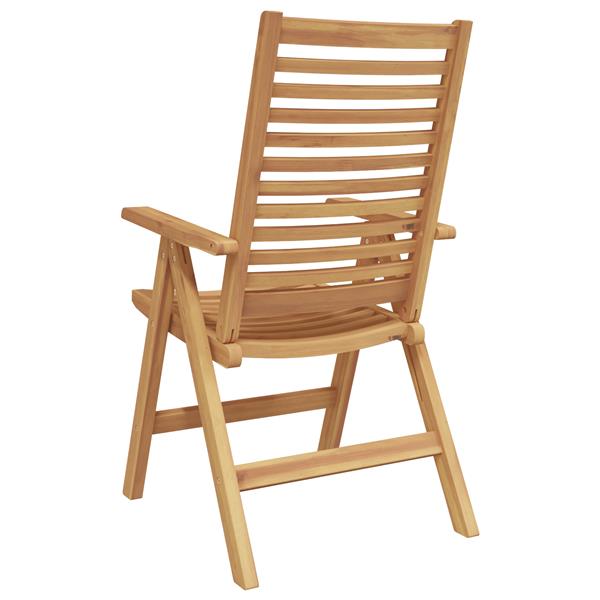 Grote foto vidaxl tuinstoelen 4 st inklapbaar massief teakhout tuin en terras tuinmeubelen
