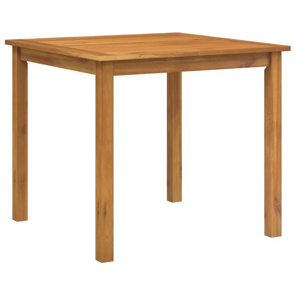 Grote foto vidaxl 3 delige tuin eetset beige poly rattan acacia tuin en terras tuinmeubelen