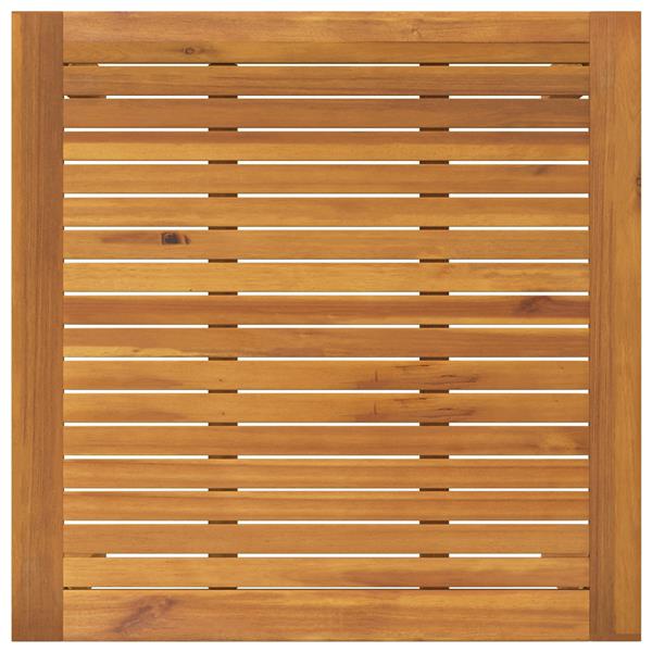 Grote foto vidaxl 3 delige tuin eetset beige poly rattan acacia tuin en terras tuinmeubelen