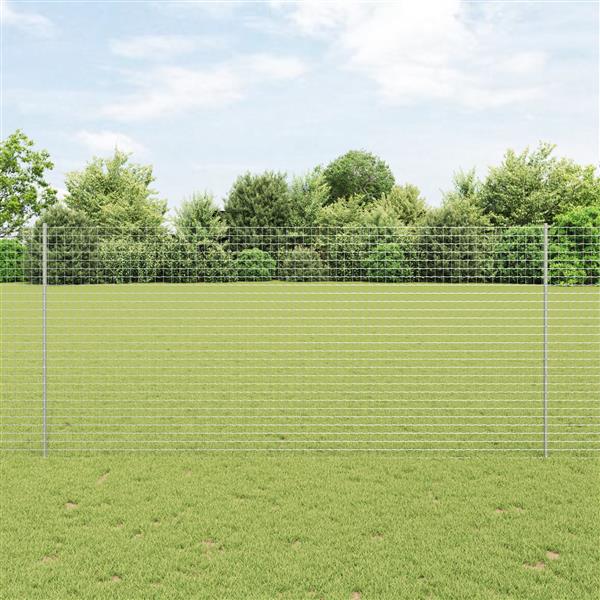 Grote foto vidaxl hekpalen 10 stuks u channel 140 cm gegalvaniseerd staal tuin en terras overige tuin en terras