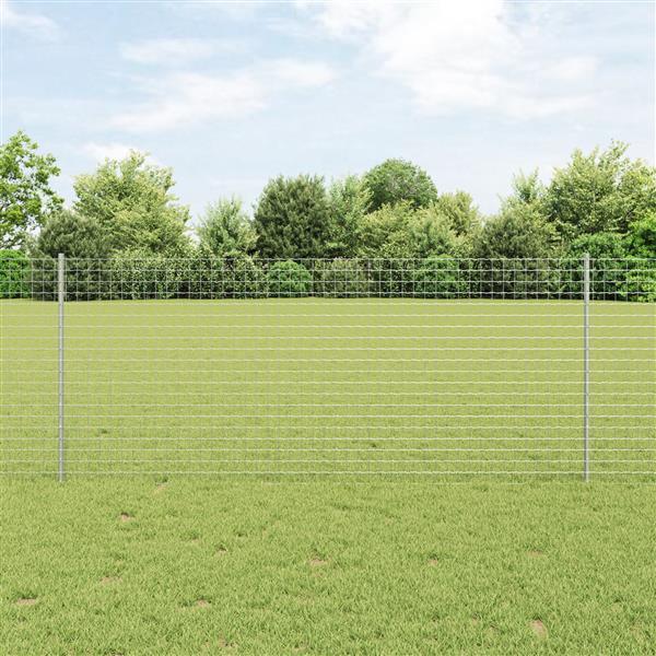 Grote foto vidaxl hekpalen 10 stuks u profiel 100 cm gegalvaniseerd staal tuin en terras overige tuin en terras