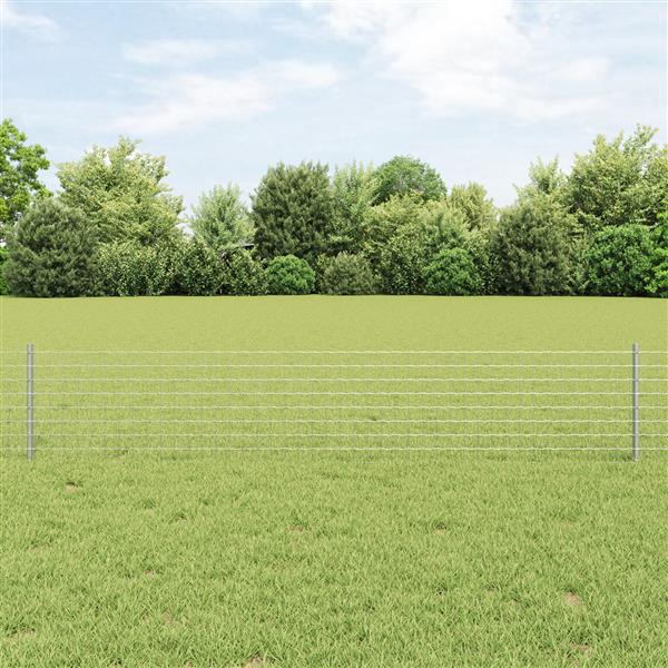 Grote foto vidaxl hekpalen 5 stuks u vormig 40 cm gegalvaniseerd staal tuin en terras overige tuin en terras